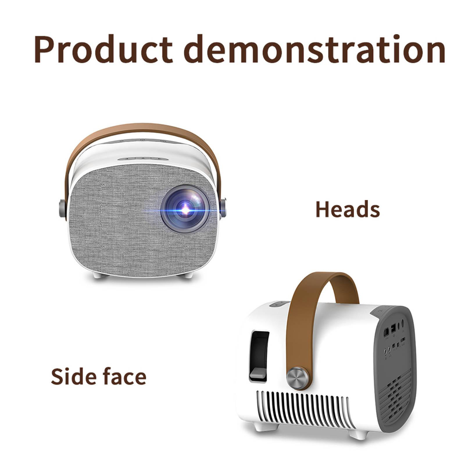 Μίνι Φορητός Προβολέας - Προτζέκτορας FHD 1080p Multimedia USB, SD, HDMI, AV, AUX Βιντεοπροβολέας Projector Home Cinema με Τηλεχειριστήριο
